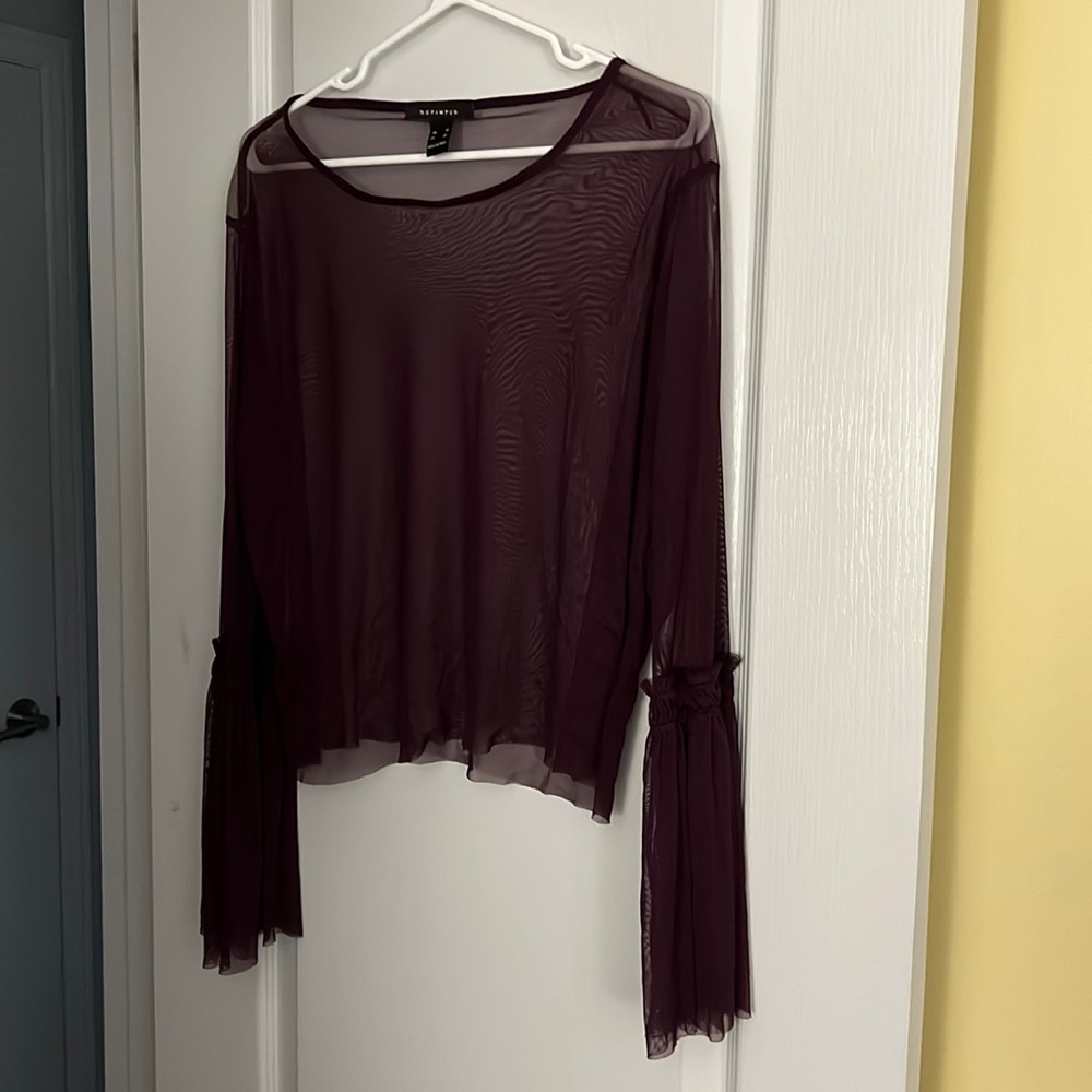 Purple Shear Top